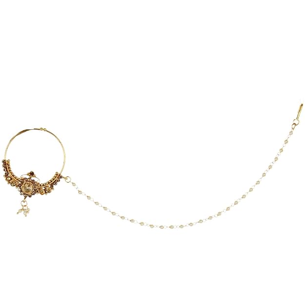 Lucky Jewellery Bridal Dulhan Alloy Gold Plated Jewellery Set for Girls & Women