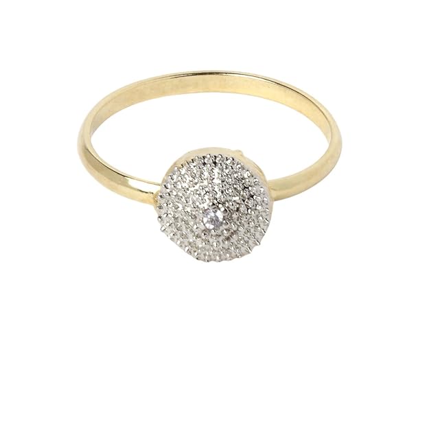 ZENEME Jewellery Set Gold Plated American Diamond Traditional Stylish Pendant Set, Ring, Bracelet with Earring Jewellery for Women & Girls