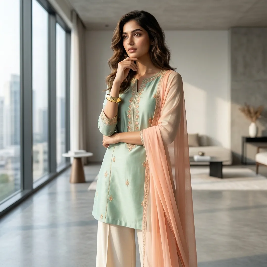 Gold Plated Twisted Cuff Bracelet - Modern Designer Party Wear Jewellery