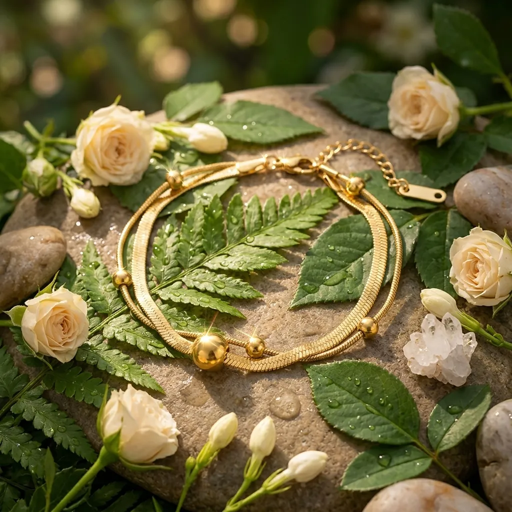 Serpent Luxe Bracelet | Stainless Steel | 18K Gold Plated | Anti Tarnish